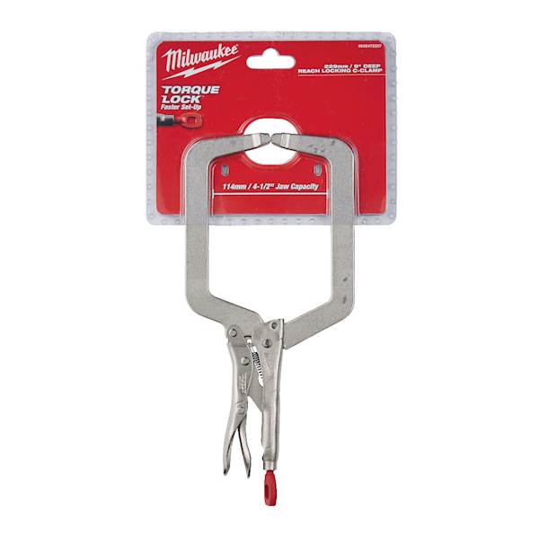 SZCZYPCE ZACISKOWE BLOKUJĄCE SZEROKIE TYP-C MILWAUKEE TORQUE LOCK 9" 230 MM