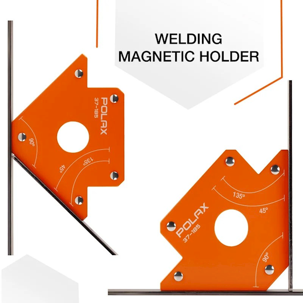 SPAWALNICZY KĄTOWNIK MAGNETYCZNY POLAX 45°,90°,135° 23 KG 90 X 110 X 17 MM