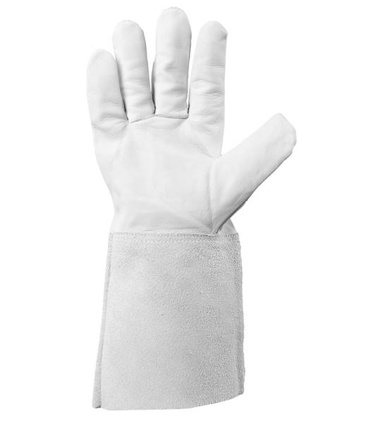 RĘKAWICE SKÓRZANE POLSTAR CABRA WELDER K2122X EN407-412X4X BIAŁE 9