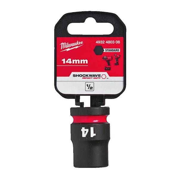 NASADKA UDAROWA 1/2″ MILWAUKEE SHOCKWAVE IMPACT DUTY 14 X 38 MM