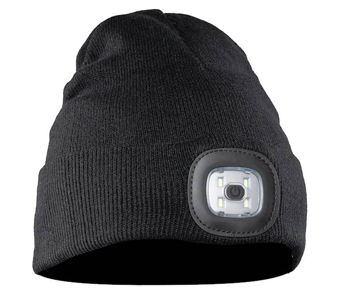 CZAPKA LED POLSTAR CHAPLIN CZARNA UNIWERSALNA