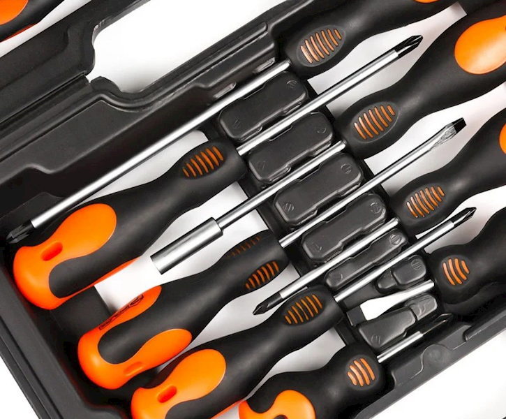 ZESTAW WKRĘTAKÓW I BITÓW POLAX 58 ELEMENTÓW