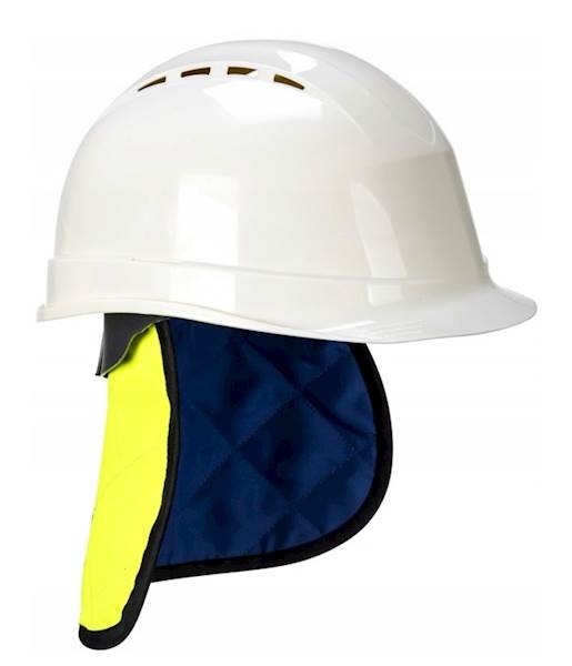 CZAPKA POD HEŁM CHŁODZĄCA Z OSŁONĄ NA KARK PORTWEST ŻÓŁTO-NIEBIESKA UNIWERSALNA
