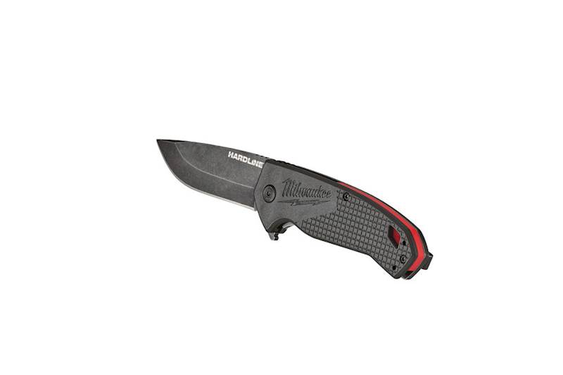 NÓŻ SKŁADANY GŁADKI MILWAUKEE HARDLINE 75 MM