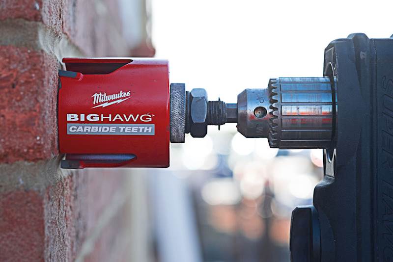 OTWORNICA Z WĘGLIKIEM WOLFRAMU MILWAUKEE BIG HAWG MULTI MATERIAL 30 MM