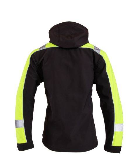 KURTKA SOFTSHELL POLSTAR BENEFIT RIVAL CZARNY/ZÓŁTY 2XL