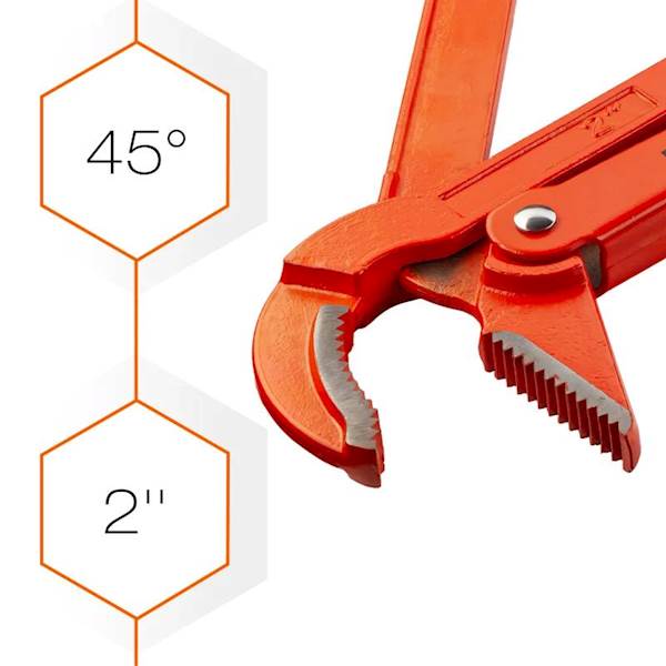 KLUCZ DO RUR TYP 45° POLAX 2"