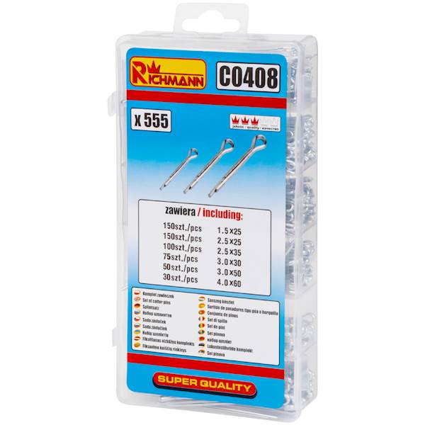 KOMPLET ZAWLECZEK PROSTYCH RICHMANN 555 SZTUK