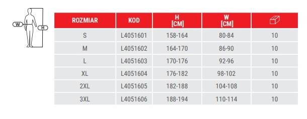 SPODNIE ROBOCZE LAHTI PRO L40516 CZARNO-SZARE M