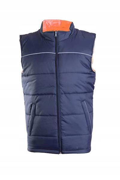 BEZRĘKAWNIK POLSTAR BENEFIT MARINO GRANATOWO-POMARAŃCZOWY 2XL
