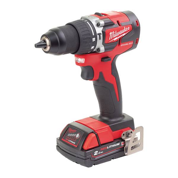 KOMPAKTOWA WIERTARKO-WKRĘTARKA Z UDAREM MILWAUKEE M18 CBLPD-202C