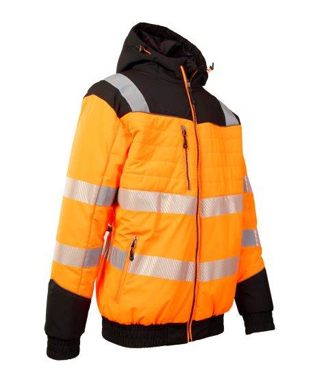 KURTKA OSTRZEGAWCZA POLSTAR BENEFIT SAFE HI-VI POMARAŃCZOWA 2XL