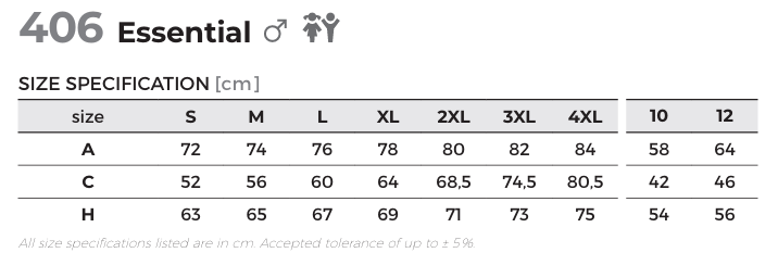 BLUZA MALFINI ESSENTIAL 406 CZERWONA M