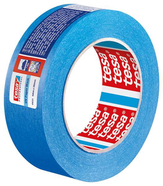 TAŚMA MALARSKA TESA UV PAPER MASK NIEBIESKA 38 MM X 50 M