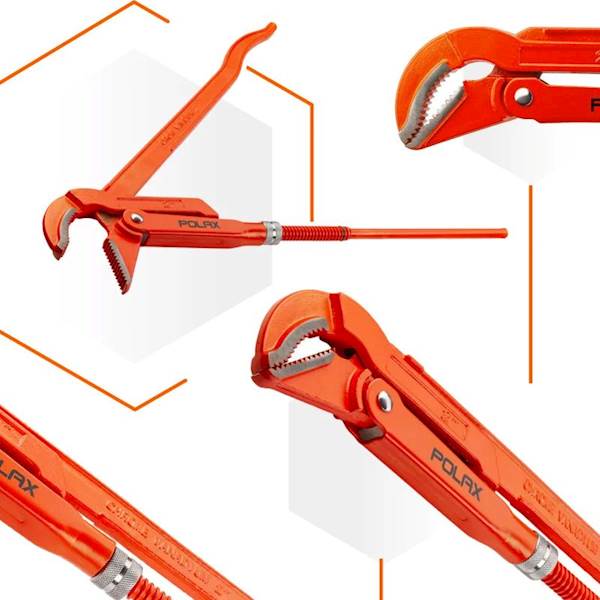 KLUCZ DO RUR TYP 45° POLAX 2"