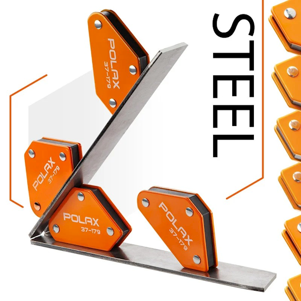 ZESTAW 4 SPAWALNICZY KĄTOWNIKÓW MAGNETYCZNYCH 45°,90°,135° 4 KG