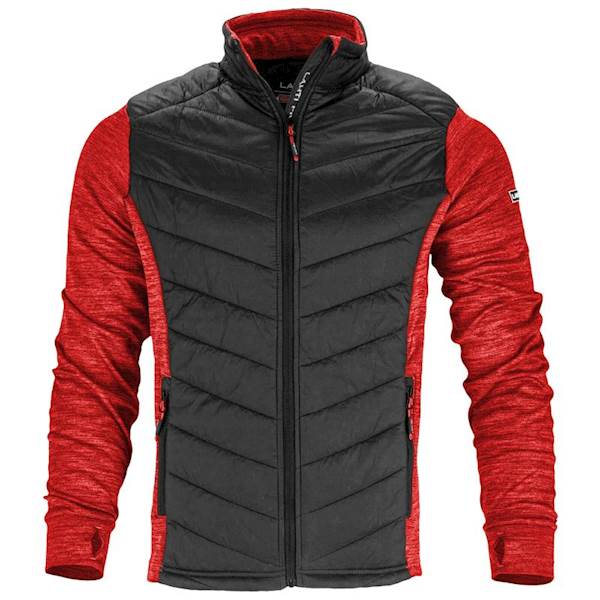 BLUZA OCIEPLANA LAHTI PRO L40132 CZERWONO-CZARNA 3XL