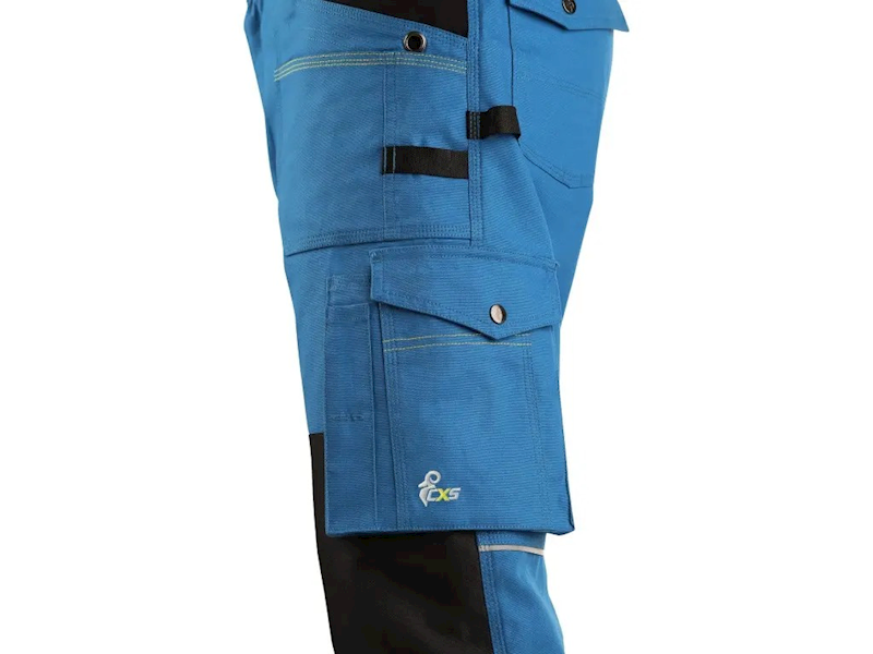 SPODNIE 3/4 CXS STRETCH NIEBIESKO-CZARNE 56