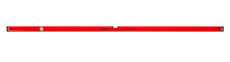 ZESTAW POZIOMIC PRO600 MALOWANE CZERWONE 40/60/80/100/120/150/200 CM