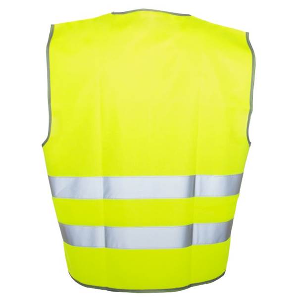KAMIZELKA OSTRZEGAWCZA Z PASAMI ODBLASKOWYMI LAHTI PRO LPKO1 ŻÓŁTA L