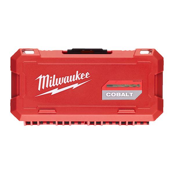 ZESTAW WIERTEŁ DO METALU HSS-G MILWAUKEE RED COBALT 19 ELEMENTÓW 1-10 MM