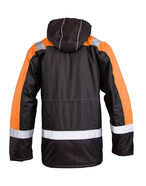 KURTKA POLSTAR BENEFIT RIVAL OARK CZARNO/POMARAŃCZOWA 2XL
