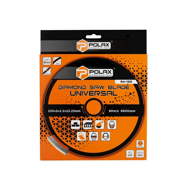 TARCZA DIAMENTOWA POLAX UNIWERSALNA 230 MM