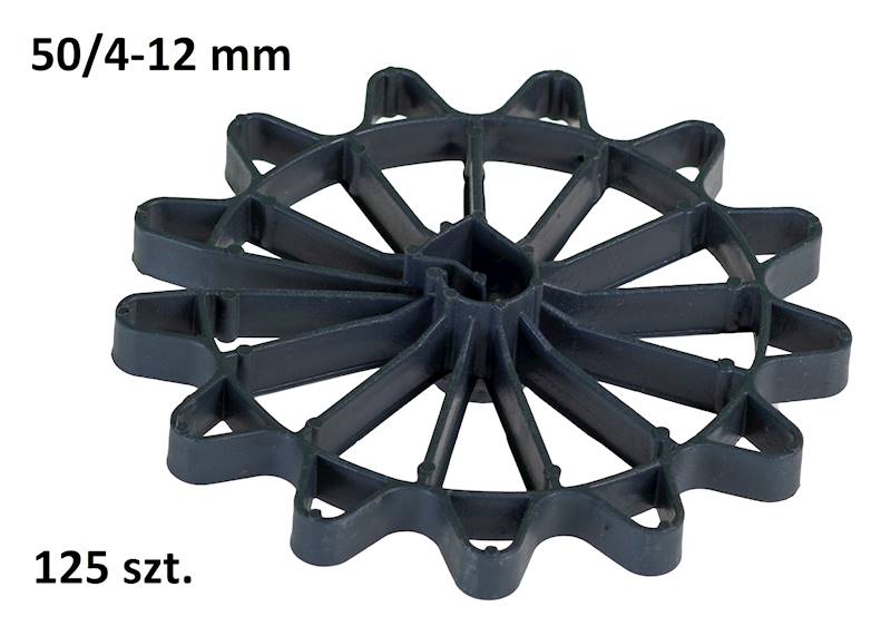DYSTANS OKRĄGŁY GWIAZDKA DYSTANSOWA DINKI PCV 50 MM / 4-12 MM