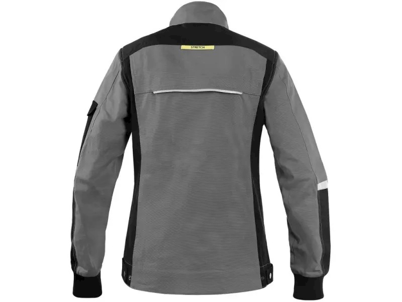 BLUZA DAMSKA CXS STRETCH SZARO-CZARNA 48