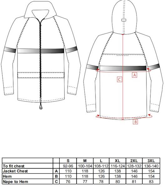 KURTKA WODOODPORNA PORTWEST IONA CZARNA XL