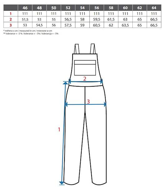 SPODNIE OGRODNICZKI CXS STRETCH GRANATOWO-CZARNE 62
