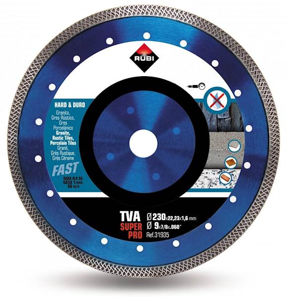 TARCZA DIAMENTOWA RUBI TURBO VIPER TVA 230 SUPERPRO
