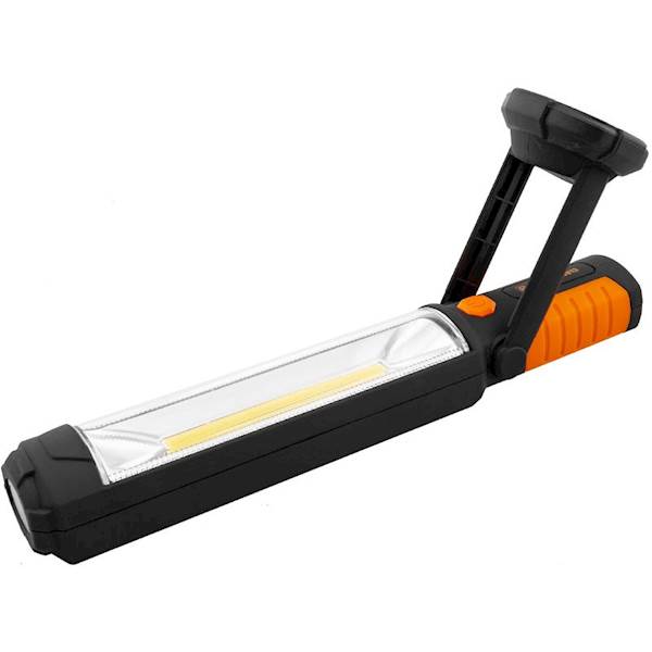 AKUMULATOROWA LAMPA WARSZTATOWA LED Z UCHYLNĄ MAGNETYCZNĄ PODSTAWĄ RICHMANN 320 MM