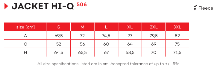 BLUZA POLAROWA RIMECK JACKET HI-Q 506 CHABROWA 2XL