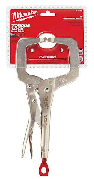 SZCZYPCE ZACISKOWE BLOKUJĄCE MILWAUKEE TORQUE LOCK C-CLUMP 11" 280 MM