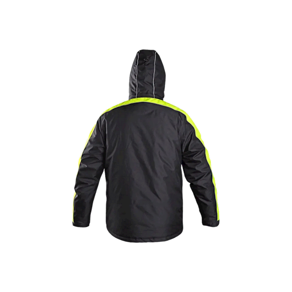 KURTKA OCIEPLANA CXS BRIGHTON CZARNO-ŻÓŁTA 3XL