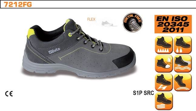 PÓŁBUTY ZAMSZOWE BETA S1P SRC 7212FG SZARE 40