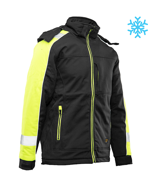 KURTKA SOFTSHELL OCIEPLANA POLSTAR SEVEN KINGS RIVAL ORSZ CZARNO/ŻÓŁTA L