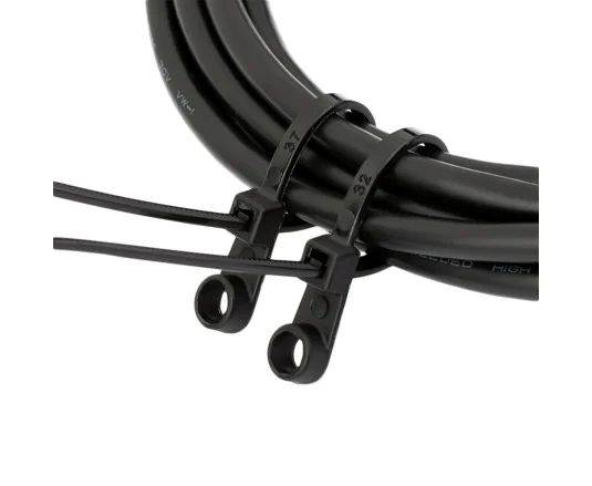 OPASKA KABLOWA Z PIERŚCIENIEM MONTAŻOWYM POLAX 4,2 X 220 MM CZARNA