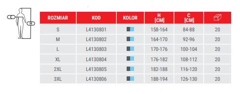 BEZRĘKAWNIK OCIEPLANY LAHTI PRO L41308 CZARNO-NIEBIESKI 2XL