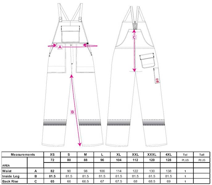 SPODNIE OGRODNICZKI PORTWEST BIZWELD IONA GRANATOWE 3XL