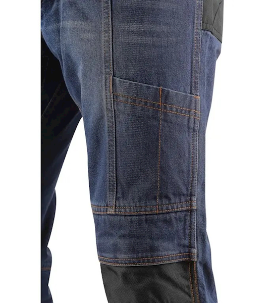 SPODNIE JEANS CXS NIMES I NIEBIESKO-CZARNE 52