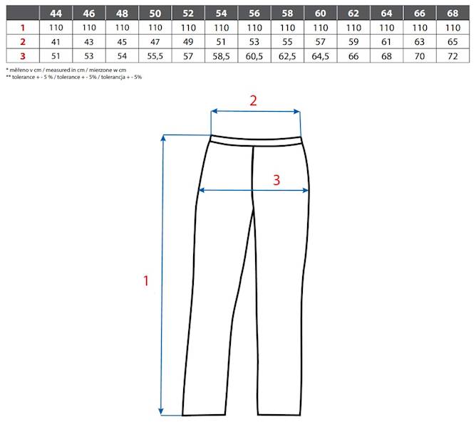 SPODNIE CXS SIRIUS BRIGHTON CZARNO-ŻÓŁTE 60