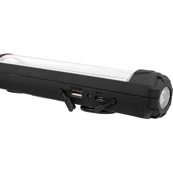 AKUMULATOROWA LAMPA WARSZTATOWA LED Z UCHYLNĄ MAGNETYCZNĄ PODSTAWĄ RICHMANN 320 MM
