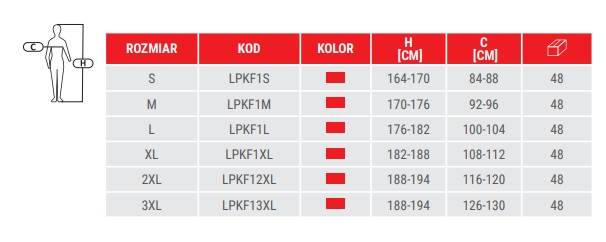KOSZULA FLANELOWA LAHTI PRO LPKF3 NIEBIESKA L