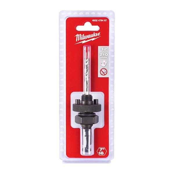 TRZPIEŃ Z UCHWYTEM HEX 11 MM DO OTWORNIC MILWAUKEE 32-210 MM