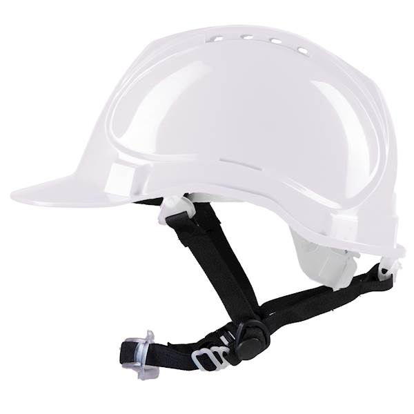 HEŁM ABS POLSTAR 4 PKT. PASEK PODBRÓDKOWY YS-4 BIAŁY