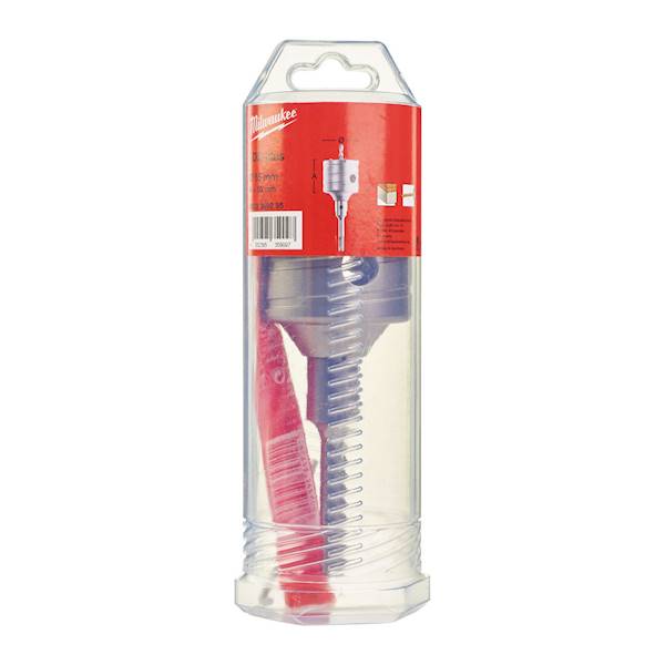 ZESTAW KORONEK RDZENIOWYCH DO BETONU TCT SDS-PLUS MILWAUKEE 65 MM