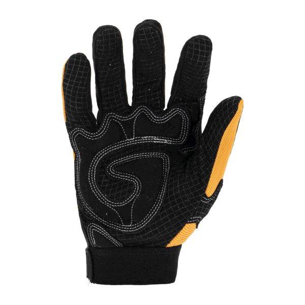 RĘKAWICE POKRYTE ANTYPOSLIZGOWĄ SIATKĄ LAHTI PRO L2801 CZARNO-POMARAŃCZOWE 10