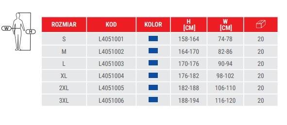 SPODNIE JEANSOWE LAHTI PRO L40517 SLIM FIT CZARNE S